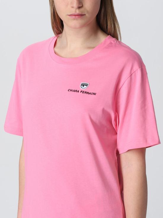  키아라 페라그니 반팔 티셔츠 72CBHT19CJT00 414 Pink - CHIARA FERRAGNI