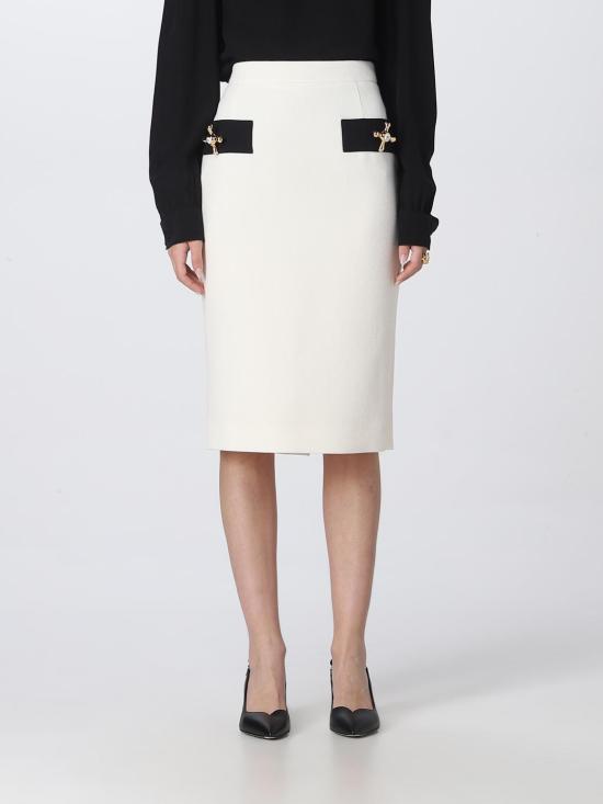 25FW 모스키노 스커트 0101518 1005 White