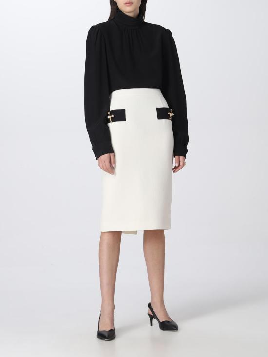 25FW 모스키노 스커트 0101518 1005 White - MOSCHINO