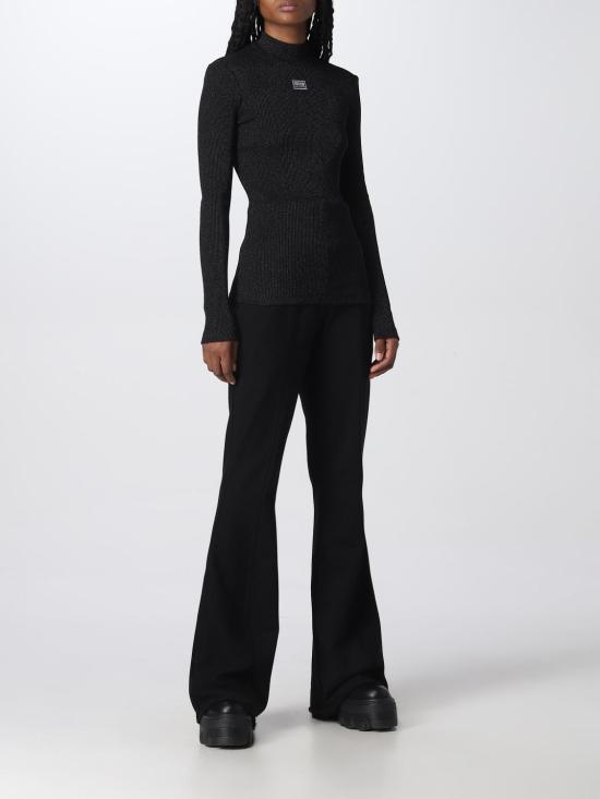  베르사체 긴팔 티셔츠 73HAH617J0033 899 Black - VERSACE