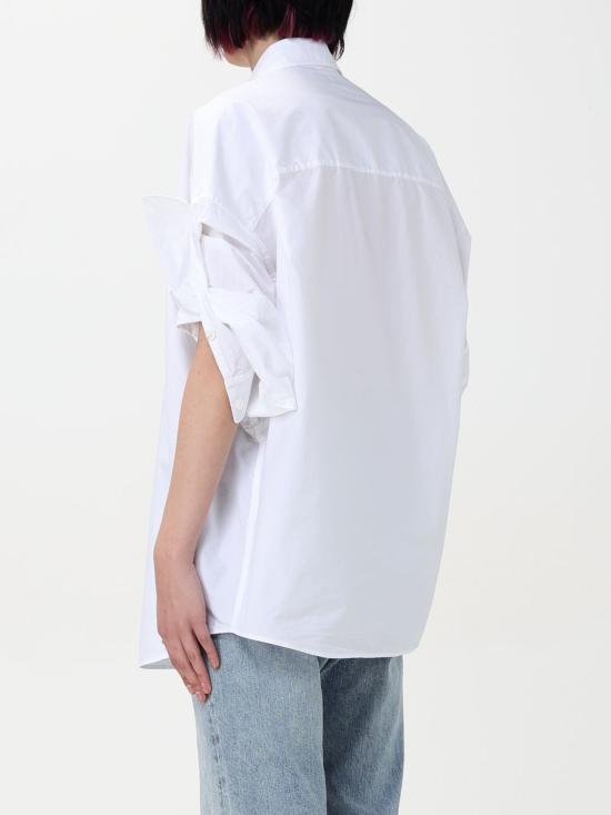 25SS 발렌시아가 셔츠 834033TNM60 9000 White - BALENCIAGA