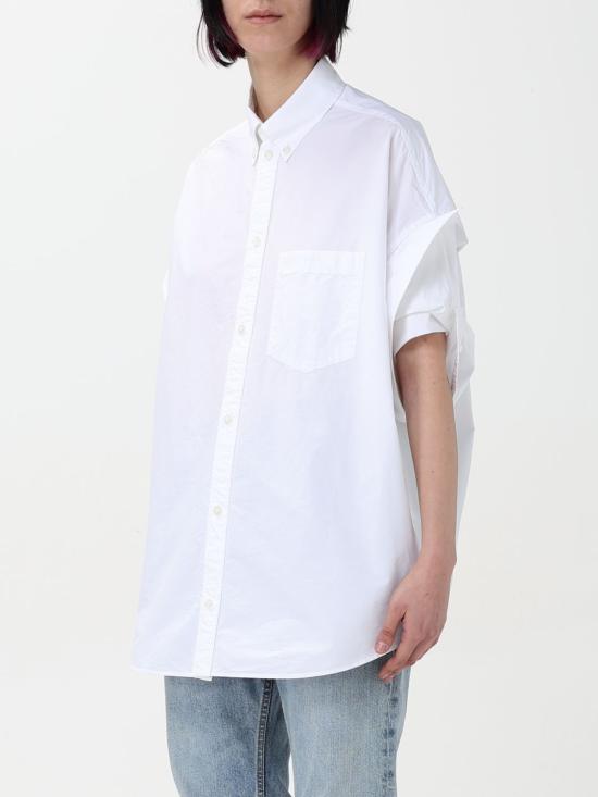 25SS 발렌시아가 셔츠 834033TNM60 9000 White - BALENCIAGA