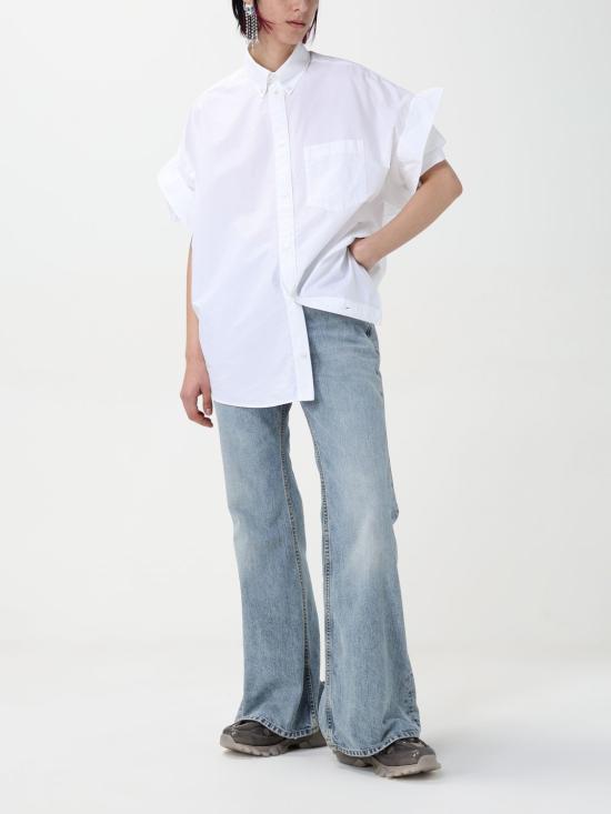 25SS 발렌시아가 셔츠 834033TNM60 9000 White - BALENCIAGA