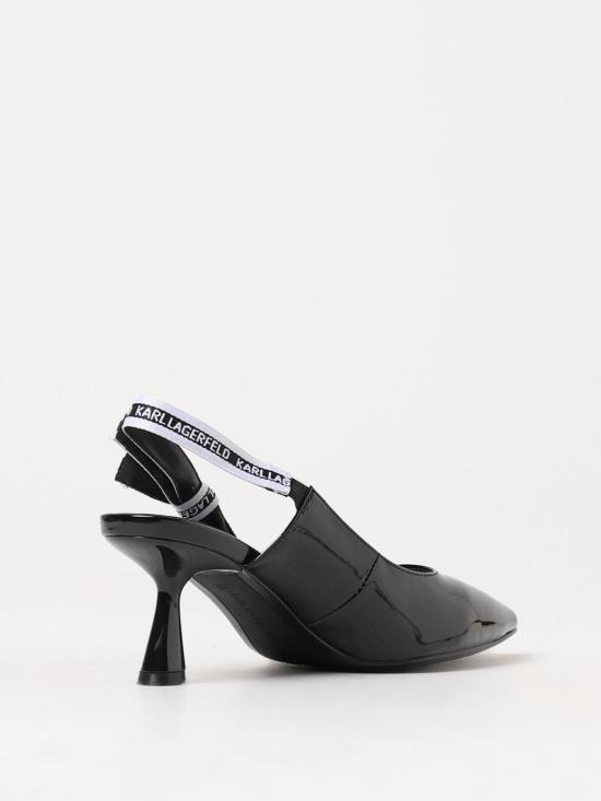 25FW 칼라거펠트 뮬/슬리퍼 KL30808 1BP Black - KARL LAGERFELD