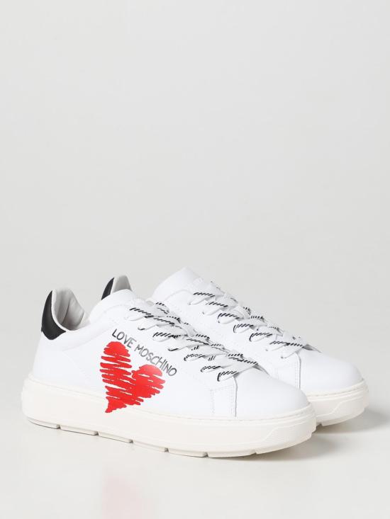  모스키노 스니커즈 JA15394G1G 10A White - MOSCHINO