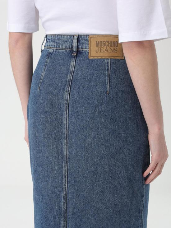  모스키노 스커트 01043735 3735 Denim - MOSCHINO