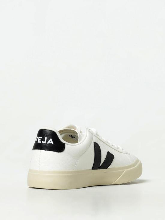 25FW 베자 뮬/슬리퍼 CP0501537 CHROMEFREE LEATHER EXTRA WHITE BLACK White - VEJA