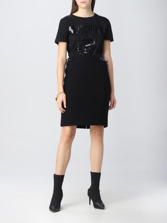 25FW 모스키노 스커트 01305519 1555 Black - MOSCHINO