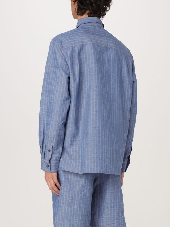 25SS 아페쎄 긴팔 셔츠 COHFWH12532IAA BLUE DOM - A.P.C.