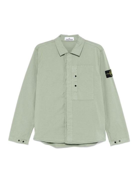 25SS 스톤 아일랜드 긴팔 셔츠 K1S151200033S0010V0055 SAGE GREEN DOM