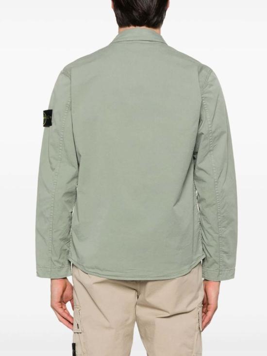25SS 스톤 아일랜드 긴팔 셔츠 K1S151200033S0010V0055 SAGE GREEN DOM - STONE ISLAND