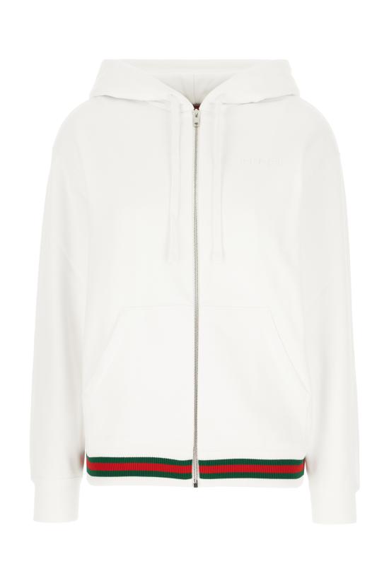 25SS 구찌 후드 티셔츠 810383XJG07 9692 Bianco