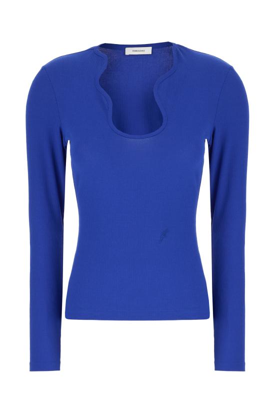 25SS 살바토레 페라가모 의류 782753 004 KLEIN BLUE