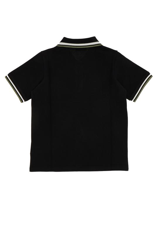 25SS [키즈] 몽클레어 폴로 셔츠 8A0001289ALK 999 Nero - MONCLER