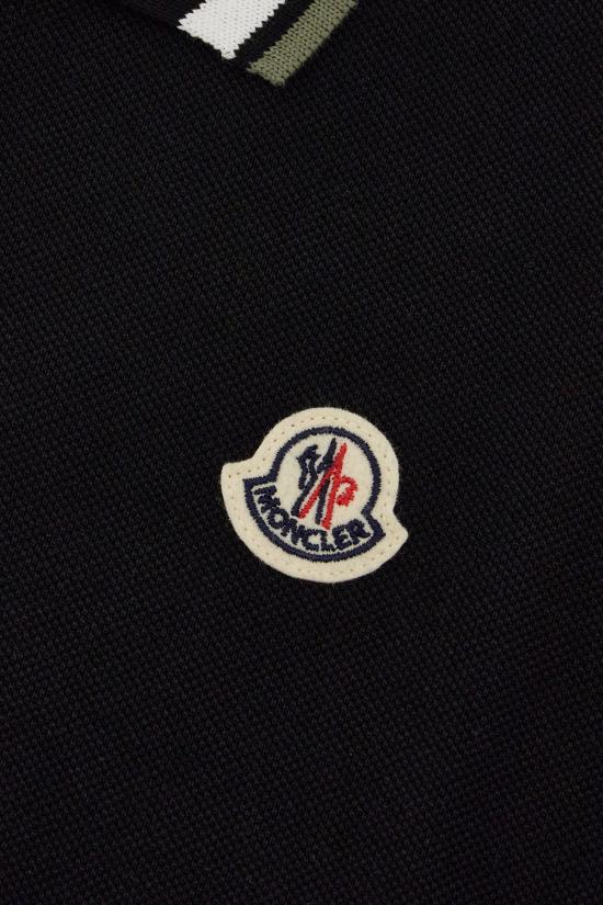 25SS [키즈] 몽클레어 폴로 셔츠 8A0001289ALK 999 Nero - MONCLER