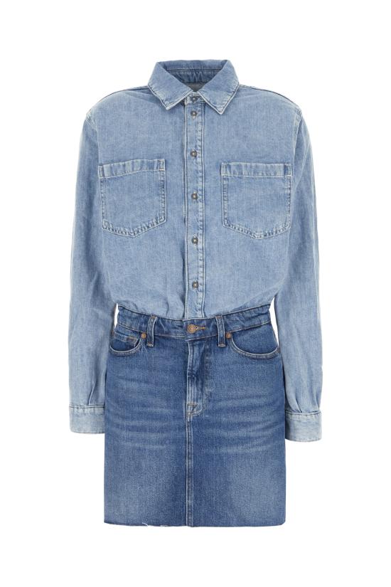 25SS 세븐포올맨카인드 데님 셔츠 7U014U03 U7IAA DENIM