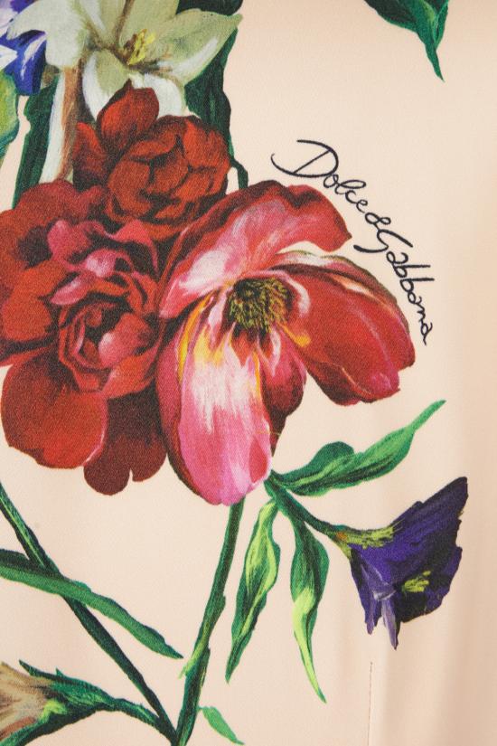 25SS 돌체앤가바나 원피스 F6EAJTFSIB5 H25PR BOUQUETFIORIANTICHIFONDONUDE - DOLCE & GABBANA