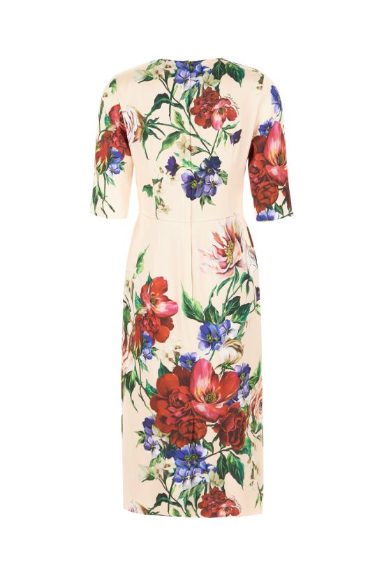 25SS 돌체앤가바나 원피스 F6EAJTFSIB5 H25PR BOUQUETFIORIANTICHIFONDONUDE - DOLCE & GABBANA