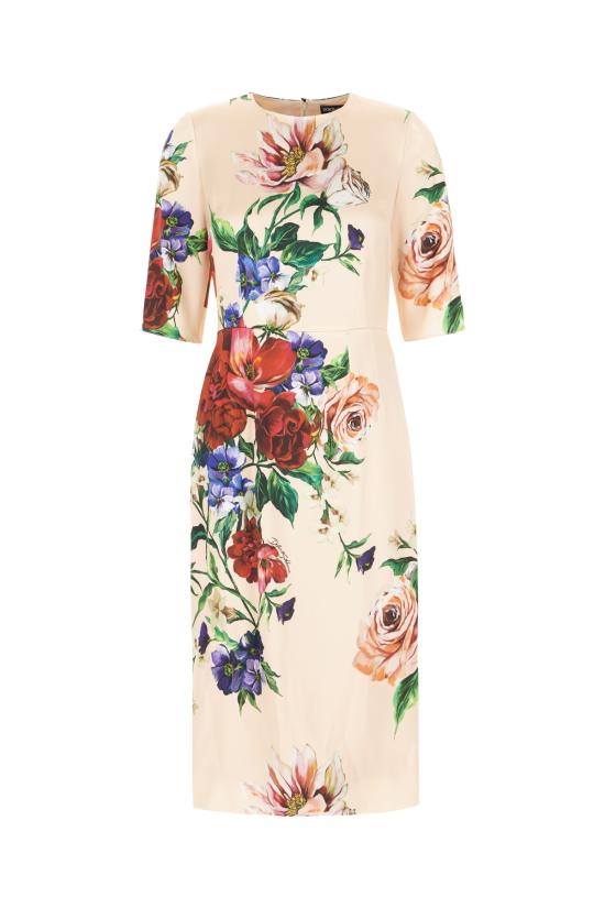 25SS 돌체앤가바나 원피스 F6EAJTFSIB5 H25PR BOUQUETFIORIANTICHIFONDONUDE