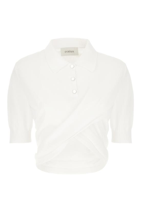 25SS 스포트막스 폴로 티셔츠 SHAKER 001 Bianco