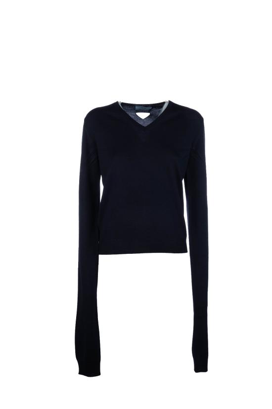 25SS 프라다 스웨터 P24Q2A165P F0008 Blu