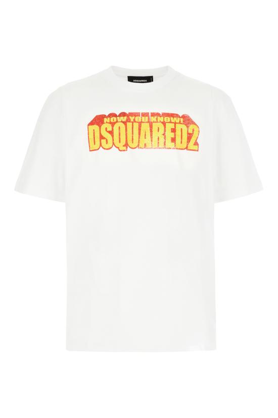 25SS 디스퀘어드2 반팔 티셔츠 S71GD1553S23009 100 WHITE