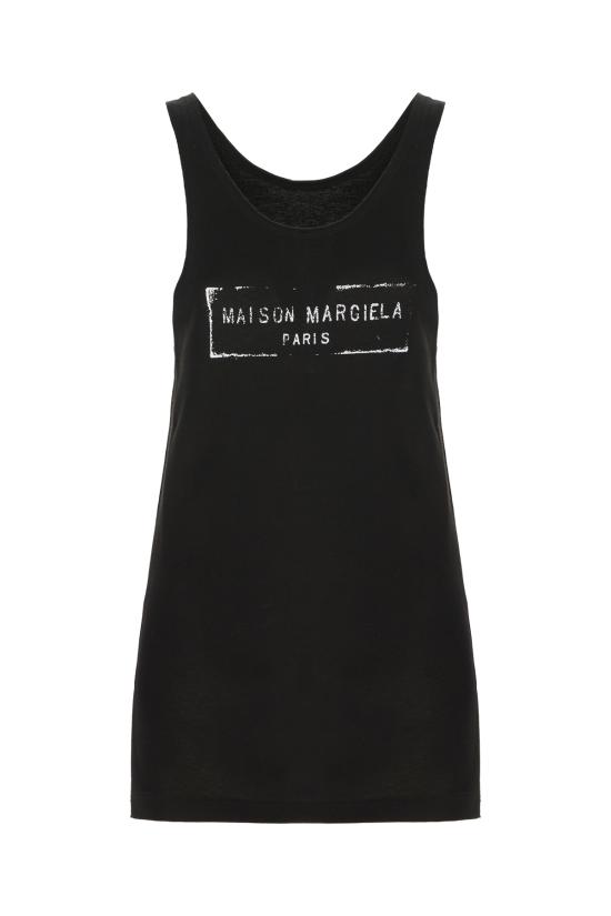 25SS 마르지엘라 민소매 티셔츠 S51NL0048S24522 900 BLACK