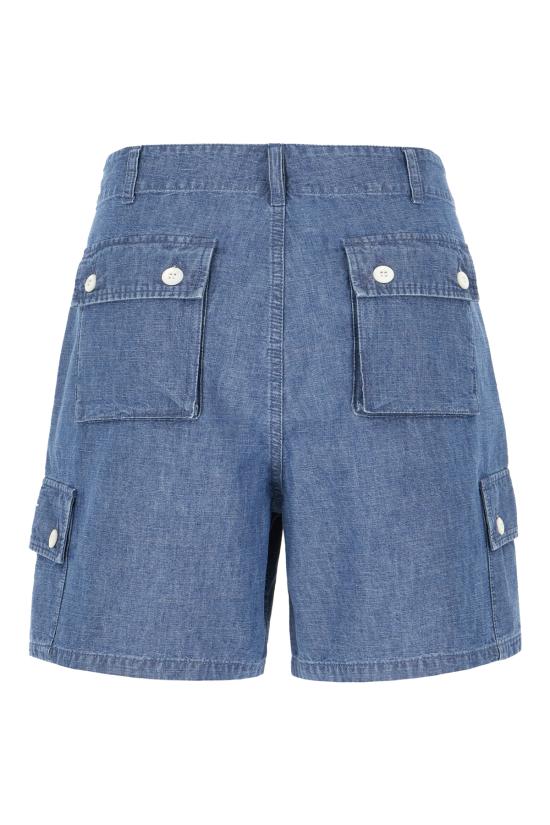 25SS 지방시 데님 숏팬츠 BM51JZ5YAP 457 DENIM BLUE - GIVENCHY