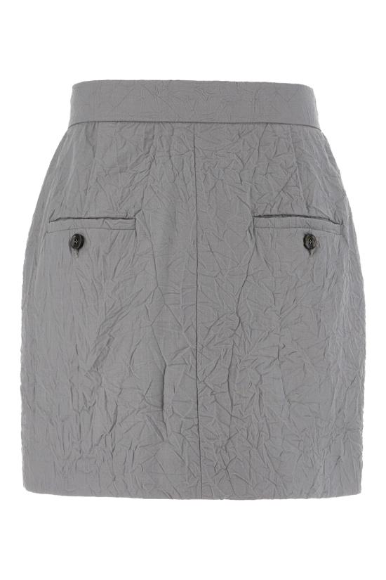 25SS MAX MARA PRIMA LINEA 숏 스커트 ABATE1234 002 Grigio chiaro - MAX MARA