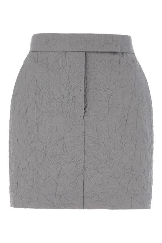 25SS MAX MARA PRIMA LINEA 숏 스커트 ABATE1234 002 Grigio chiaro