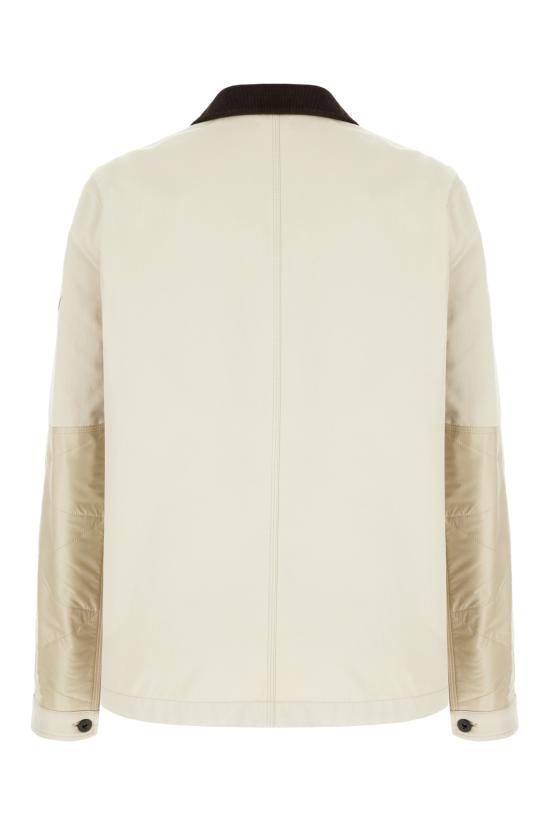 25SS 몽클레어 몽클레어 x 프라그먼트 게이케 코튼 셔츠 자켓 1A00018M5267 216 Beige - MONCLER