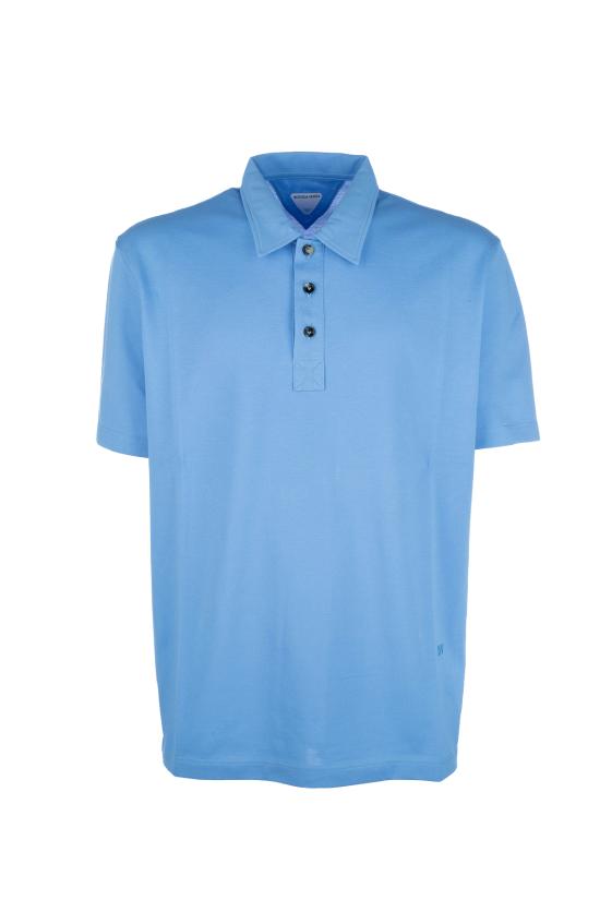 25SS 보테가베네타 폴로 티셔츠 830926V5DJ0 4225 Azzurro