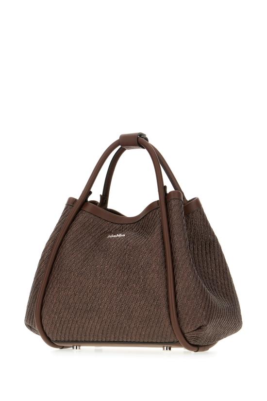 25SS 막스마라 토트백 SUMMERMARINEXS 001 MARRONESCURO - MAX MARA