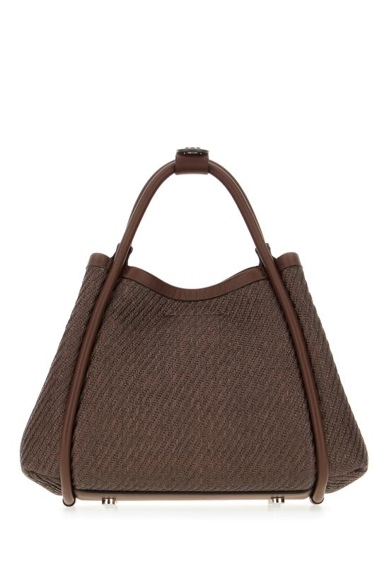 25SS 막스마라 토트백 SUMMERMARINEXS 001 MARRONESCURO - MAX MARA