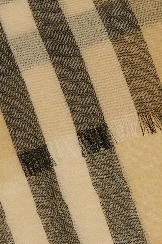 25FW 버버리 체크 울 스카프 8085069 A2021 SAND - BURBERRY