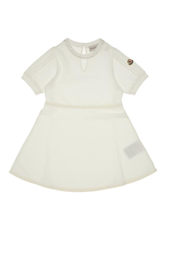 25SS [키즈] 몽클레어 원피스 8I0000889ALK 034 Bianco