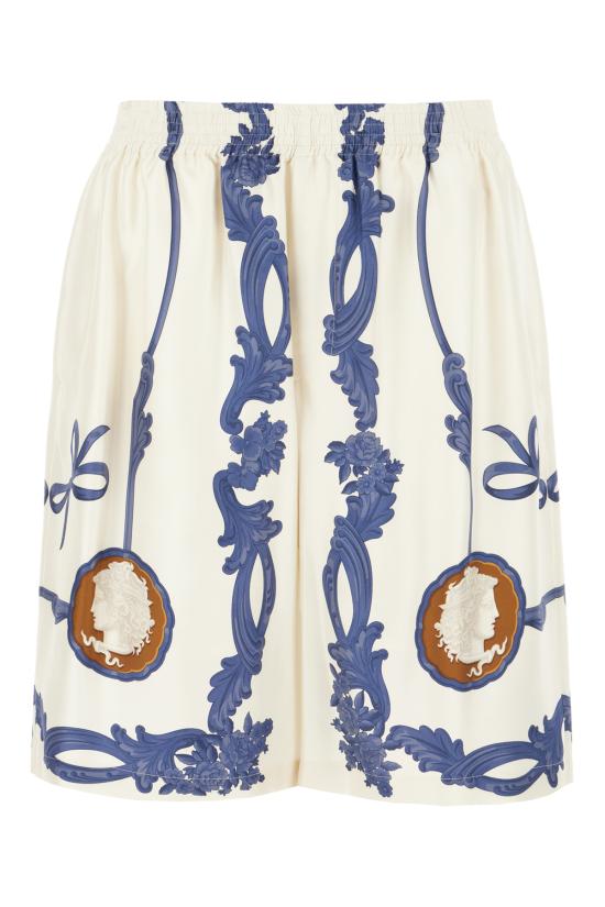 25SS 베르사체 숏팬츠 10024761A14187 5K570 IVORY FUGE STONE BLUE