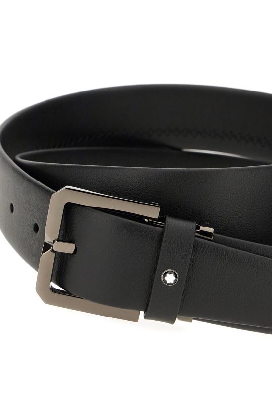 25SS 몽블랑 가죽 벨트 199648 BLACK - MONTBLANC