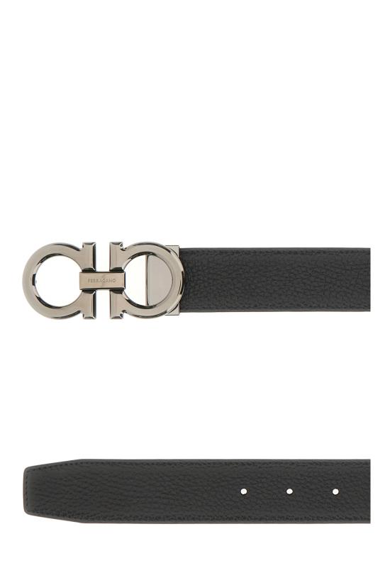 26FW 살바토레 페라가모 벨트 687611 015 NERO BLUE MARINE - SALVATORE FERRAGAMO