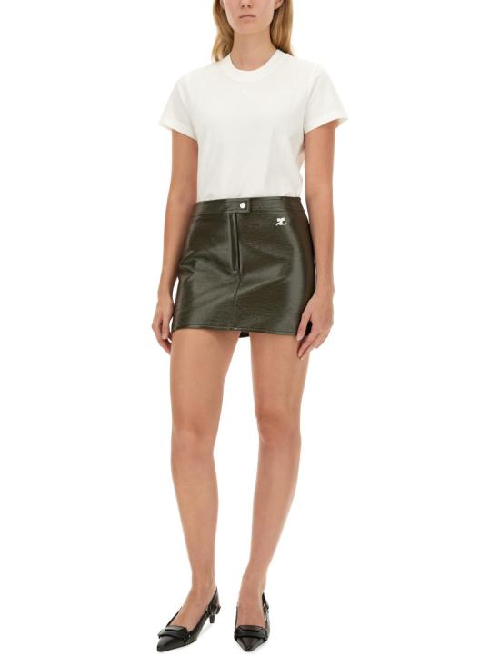 25SS 쿠레쥬 반팔 티셔츠 VESJTS006JS0107 0001 WHITE DOM - COURREGES