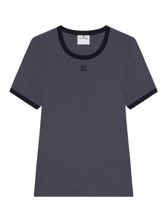 25SS 쿠레쥬 반팔 티셔츠 125JTS017JS0203 B155 CHARCOAL GREY DOM