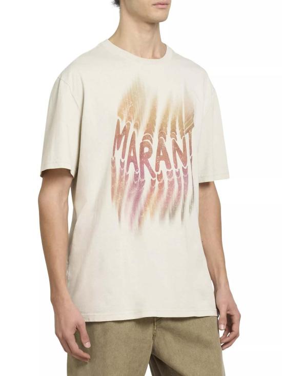  이자벨마랑에뚜왈 반팔 티셔츠 Isabel Marant Étoile Hugo 티셔츠 Ecru - ISABEL MARANT ETOILE