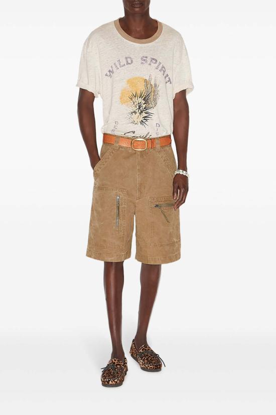  이자벨마랑에뚜왈 반팔 티셔츠 Isabel Marant Étoile Honore 티셔츠 에크루 샌드