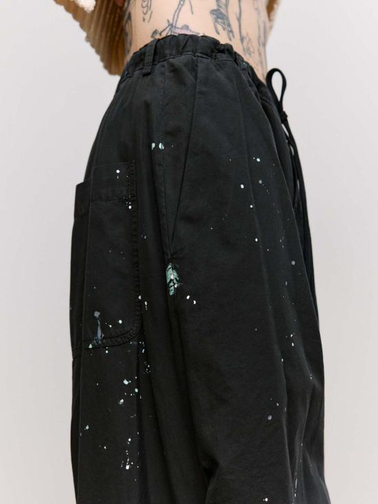  MM6 메종마르지엘라 스트레이트 팬츠 Mm6 메종 마르지엘라 페인터 팬츠 블랙 - MM6 MAISON MARGIELA