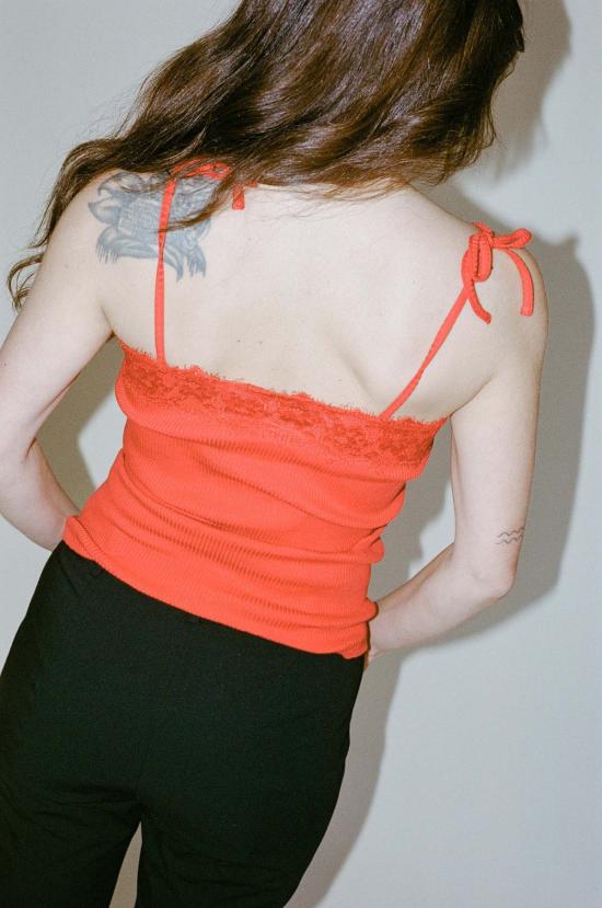  Opera Sport 민소매 티셔츠 오페라 스포츠 오드뤼 심리스  레드 - OPERA SPORT