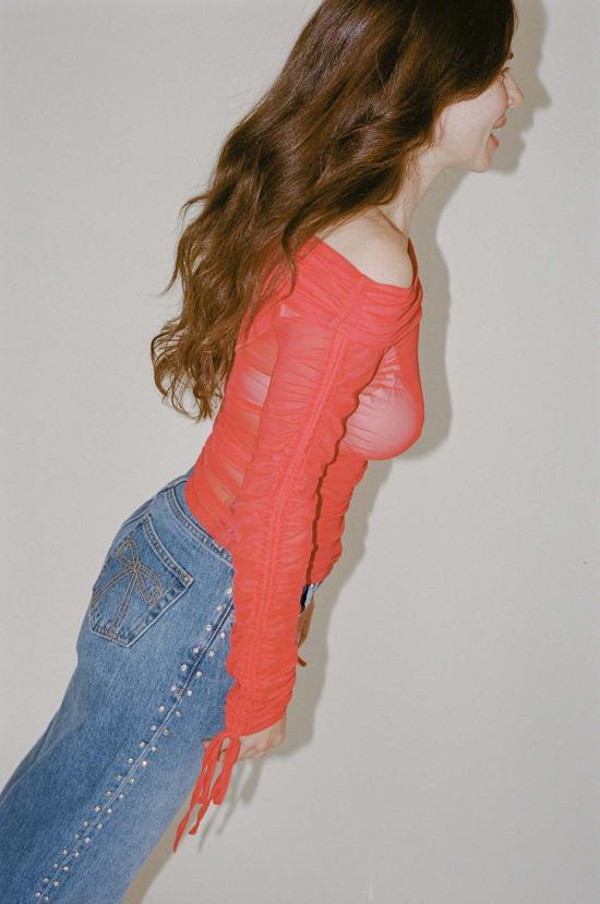  Opera Sport 긴팔 티셔츠 오페라 스포츠 엘레노어  마스 레드 - OPERA SPORT