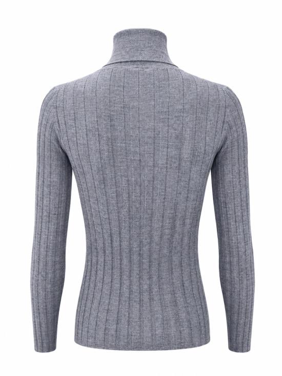 25FW 라 로즈 터틀넥 J01121 32134 GRIGIO - LA ROSE