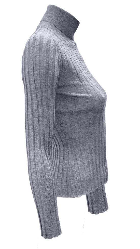 25FW 라 로즈 터틀넥 J01121 32134 GRIGIO - LA ROSE