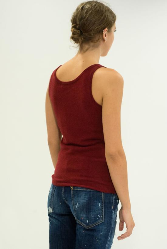 25FW 라 로즈 민소매 티셔츠 GDC22806C 21527 Bordeaux - LA ROSE