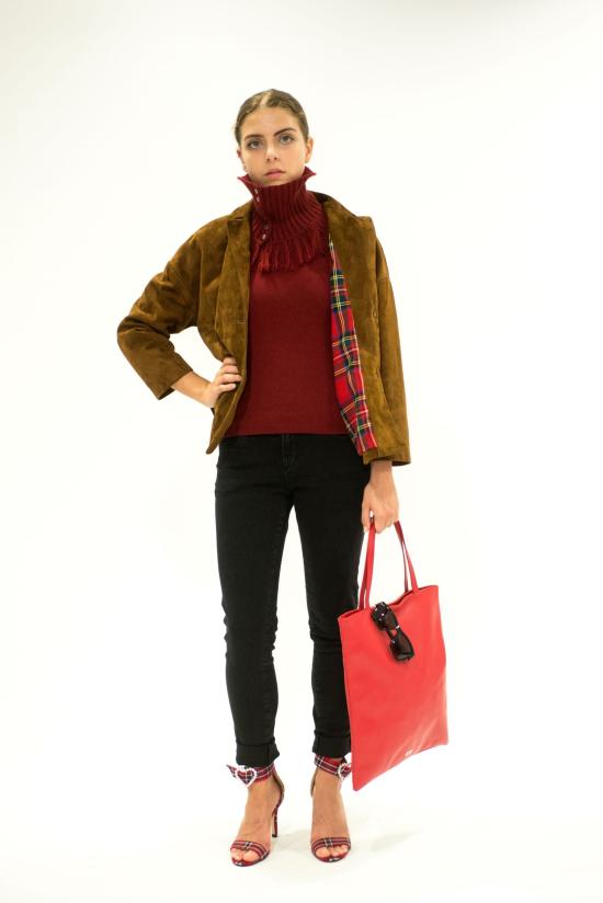 25FW 라 로즈 민소매 티셔츠 GDC22806C 21527 Bordeaux - LA ROSE